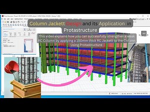 Reinforced Concrete Cement Column Jacketing as Applied in Protastructure. #structuraldesign
