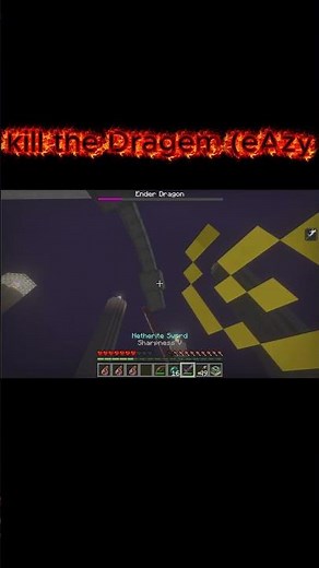 How To Beat Minecraft Easy version!! #minecraft