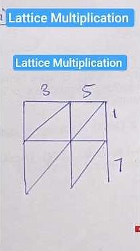 Amazing Multiplication Trick | Lattice Method Multiplication Tutorial Step by Step