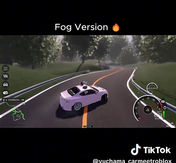 Midnight Racing Tokyo: foggy version vs clear version