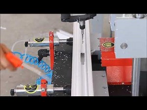 Copy Router with Triple Lock Hole & Water Slot Drilling for PVC& Aluminium Profiles