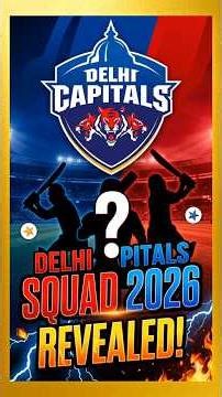 DC SQUAD 2026 🏏😍🤩 #dc #delhicapitals #ipl #2026 #cricket #viral #shorts #ytshorts #yt #youtube #182