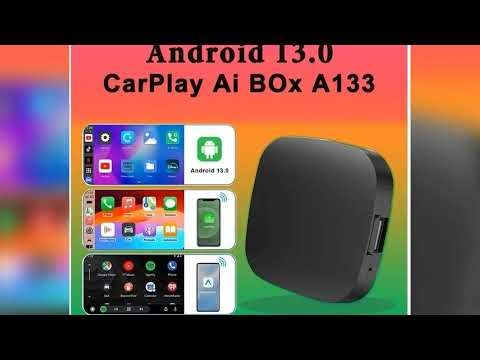 A must-have product #3IN1 Android 13 Wireless Android CarPlay Smart Tv Box Support Youtube Netfli