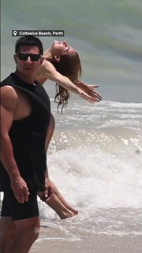 Addison Rae sizzles on Aussie beach in skimpy bikini