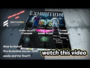 🔴 How to install Pro Evolution Soccer 2010 on PC, Watch this Video.