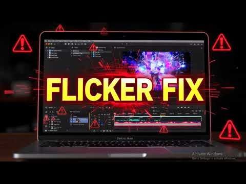 How to fix Flickering issues on Mac with DaVinci Resolve Studi