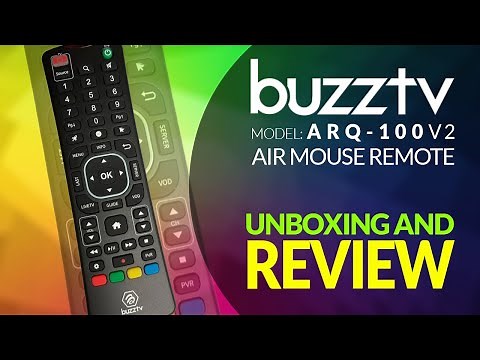 Buzztv ARQ-100 V2 Air Mouse Remote Unboxing And Review