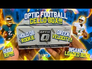 2020 Panini Optic Donruss football Cello Box Rip! HURTS & TUA🔥 + Giveaway! HOLO!? DOWNTOWN!?