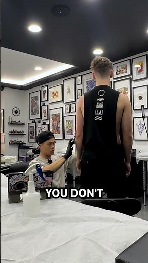 Back to back tattoo session