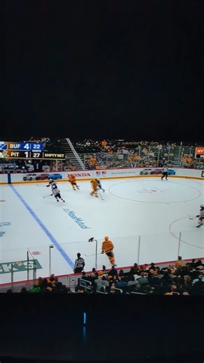 Matthias Samuelson with a 3 Quarters of the Ice Rink Empty Net Goal🏒Buffalo Sabres