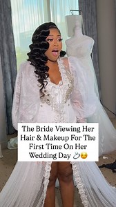Such a beautiful moment and a beautiful bride!💍🥰 #BrideReveal . Wedding Tip: Invest In Your Glam Squad!💫💄💇🏾‍♀️ . . 📽Reel By: @neshaszdazphotography . Glam Squad 💇🏾‍♀️Hair: @aubridalhairdesigns 💄Bride’s MUA: @upscalemaquillage Bride: @_iheartbre Groom: @flyguylive Photography By: @neshaszdazphotography Videography: @neshaszdazphotography Planner: @blossomeplanners @dreameventconnections Decor: @dreameventconnections Bridesmaids MUA: @beatbyybella Bridesmaid Gowns: @modaglamboutique Brid