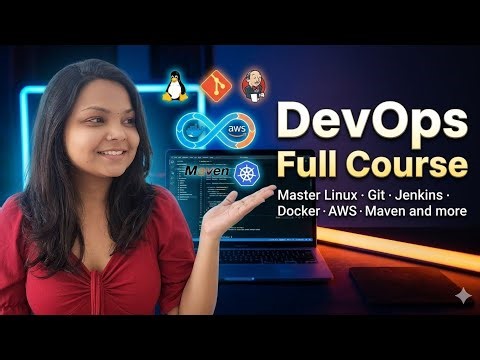 DevOps Full Course for Beginners | Master Linux, Git, Docker, Jenkins, AWS & Kubernetes
