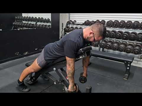 Chest Supported DB Row Tutorial