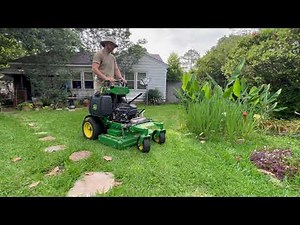SWEET Lady needed HELP - so I mowed her OVERGROWN YARD FOR FREE