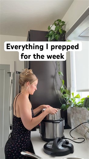Everything I prepped to make the work week easier ❤️