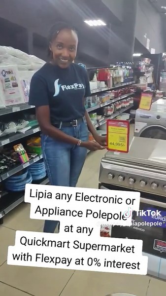 Shop Electronics with Flexpay at Quickmart Supermarket