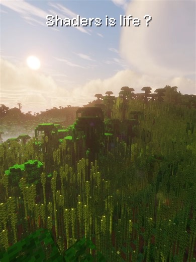Shader VS sans #minecraft #minecraftmemes #minecraftshaders