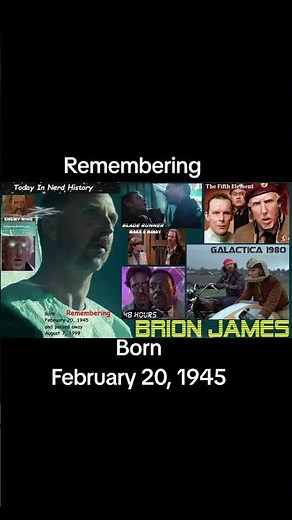 Remembering Brion James, born February 20, 1945 and passed away August 7, 1999.
