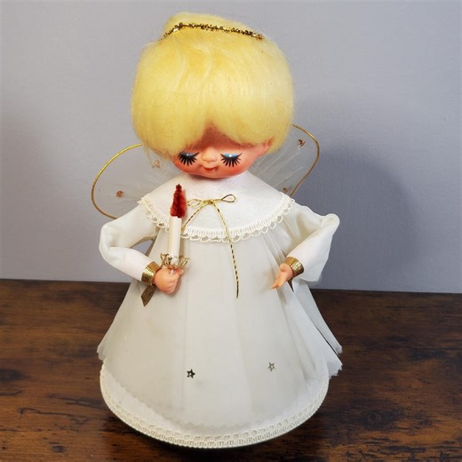 Vintage 1960 Christmas Angel 'silent Night' Music Box Rotating - Etsy