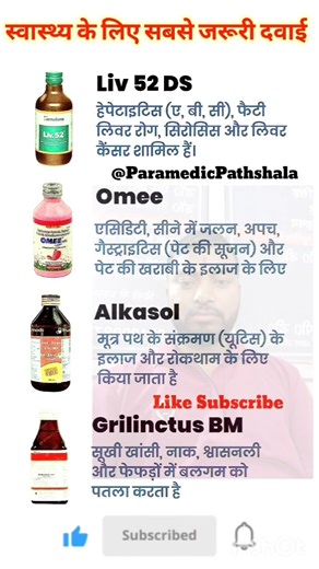 स्वास्थ्य के लिए दवाओं की महत्ता और इस्तेमाल | important medicines for health, along with their uses