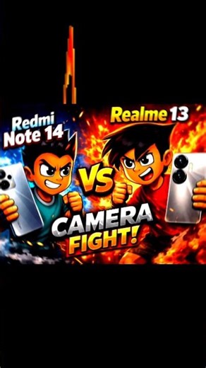 Redmi Note 14 vs Realme 13 🔥 Camera Comparison | Real Winner Kaun? funny #gadgets