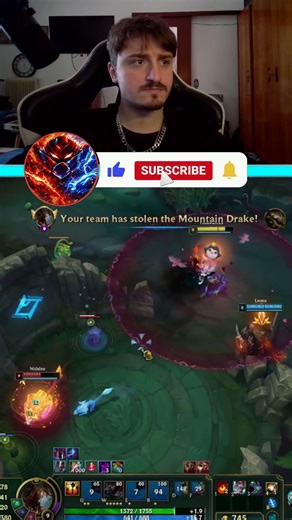 ΕΚΛΕΨΑ ΤΟΝ ΔΡΑΚΟ ΚΑΙ ΠΗΡΑ ΚΑΙ KILL 😈 #leagueoflegends #fiddlesticks #junglediff #shorts #lolgr