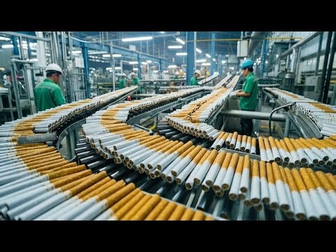 Inside factory: How Millions of Cigarettes Are Made Every Day