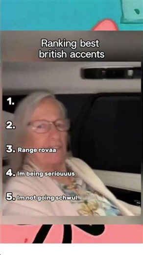 Best British accents ￼