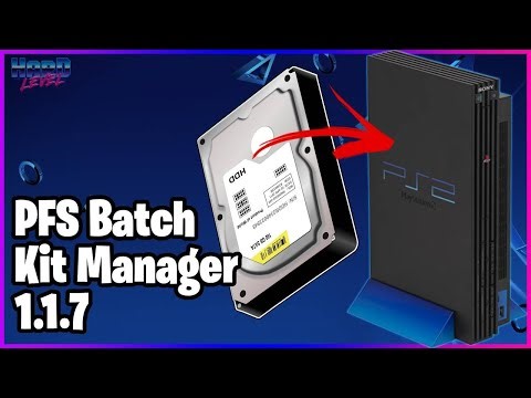 PFS Batchkit Manager 1.0.7! Muitas novidades! Veja como configurei meu HD interno do PS2!