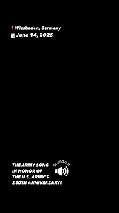 #Army250 #ArmySong The “Army Goes Rolling Along” is played at the conclusion of every U.S. Army ceremony, and we’re honored to end today—the Army’s 250 anniversary—with this footage of our community singing it proudly right here in #Wiesbaden, #OurHomeInGermany! #thiswelldefend! 🇺🇸🇩🇪 U.S. Army Europe and Africa Wiesbaden Family and MWR 56th Artillery Command | Garrison Wiesbaden
