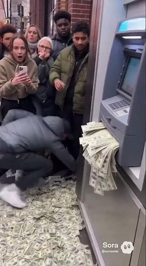 ATM Malfunctions and Spits Out Endless Money! 😳💸
