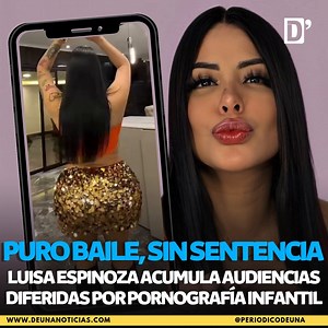 Una sentencia es lo que no tiene Luisa Stefanía Espinoza Pólit, creadora de contenido para adultos, investigada por el presunto delito de pornografía con utilización de niñas, niños o adolescentes. En este proceso también figuran Ydris Mina Castillo y Samuel Chávez Vivero.La captura se dio el 28 de febrero de 2023, pero recuperó su libertad en menos de 2 meses por la decisión del juez Roberto Calderón. La prisión preventiva fue sustituida por prohibición de salida del país, presentación periódic