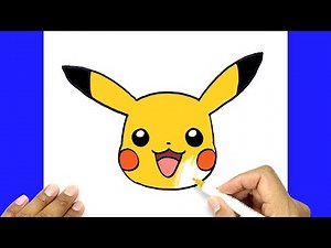 How To Draw Pokemon Pikachu Head | Pokemon Drawing Step By Step