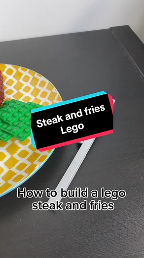 Build Your Own Lego Steak and Fries!