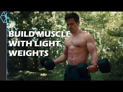 How to Build Muscle With Light Weights (NOT blood flow restriction!)