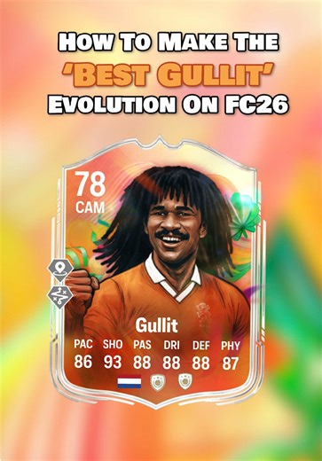Best Gullit Evolution in FC26