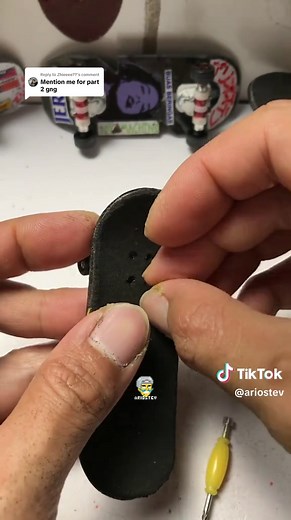 Create a Fingerboard Deck from an Empty Tape Roll: Part 2