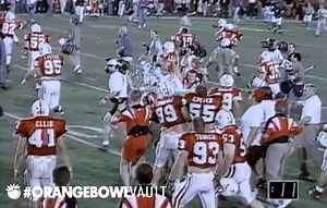 The 1994-95 Nebraska football team was next level 👀 Check out the game that brought legendary coach Tom Osborne his first national championship! | Capital One Orange Bowl