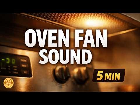 🎧 Oven Fan Sound – Steady Kitchen Vent Noise (5 Minutes)