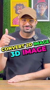 Convert any 2D image to 3D image in few seconds Agar ap apni photo ko 3d ma convert krna chahty tu yeah ai tool apky liye bout helpful rhy ga . . . #tech #3d #techreels #ai #rooshtech | Roosh Tech