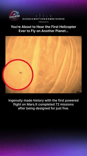 You’re Hearing a Sound That Changed Space History… 🚁🔴