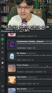 Cara Install Shader di Minecraft Java