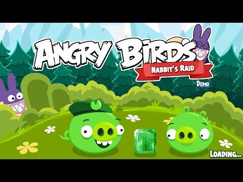 Angry Birds Nabbit's Raid Demo Gameplay