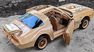1M views · 23K reactions | Carving Pontiac Firebird Trans out of Wood | Awesome Woodcraft | Facebook