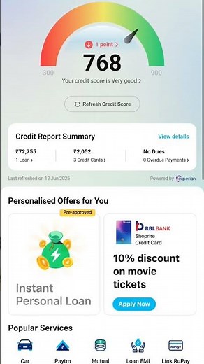 How to check Both Cibil and Experian credit score in Paytm online