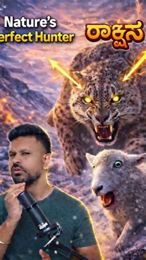 Abhishek M on Instagram: "The snow leopard is one of nature’s most skilled hunters. Built for the mountains, this predator uses silence, strength, and perfect timing to survive in the harshest conditions on Earth. No roar. No warning. Just precision. 🐆❄️ #animalfacts #kannadashorts #kannada #wildlife #snowleopard"