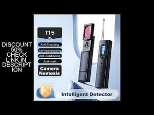 Hidden Camera Detector Anti-Spy Car GPS Tracker Listening Device Bug RF Wireless All Signal Scanner