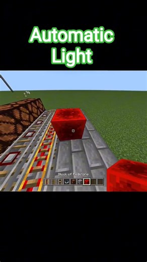Automatic Light Build Hack 🤯📈 #minecraftbuilds