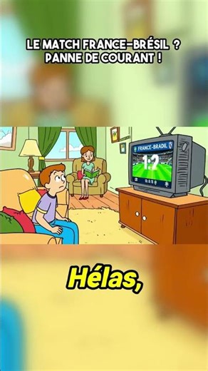 Le match France-Brésil Panne de courant