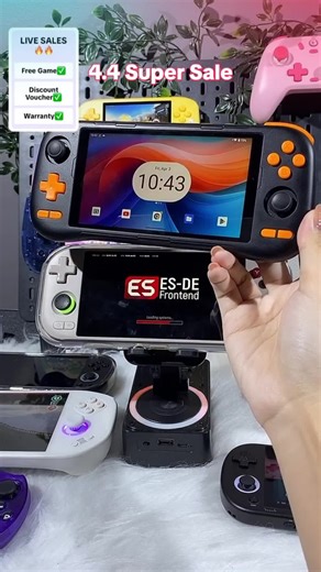 TRIMUI SMART PRO Open Source System 4.95' IPS Handheld Console With 15000 Games Rakuyu Gaming Station